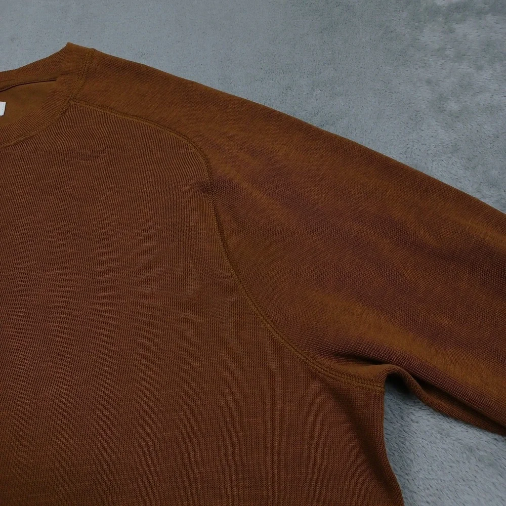 Banana Republic Sweater Mens XL Brown Crew Neck Preppy Pullover NWT